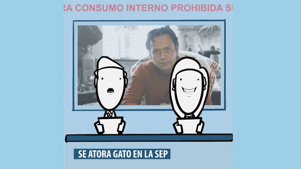 Fuera del Aire: Se atora gato en la SEP