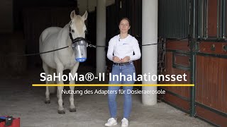 Adapter für Dosieraerosole für das SaHoMa®-II Inhalationsset für Pferde | NEBU-TEC