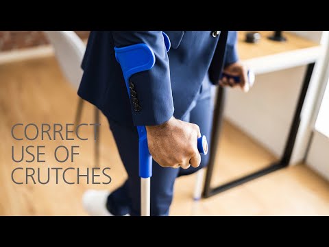 Correct use of crutches from the team of Physical Medicine