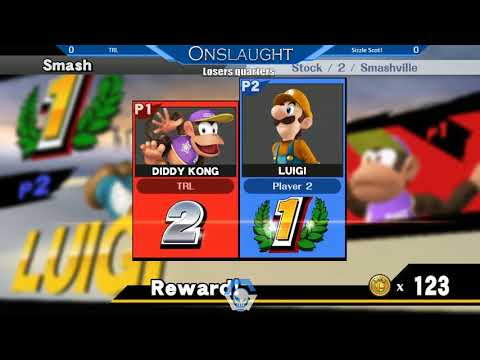 Onslaught 97 - Loser's Top 8: Sizzle | Scot (Luigi) vs TRL (Diddy Kong)