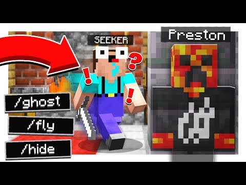 Preston TROLLS YouTubers with Admin Commands!