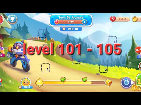 ANGRY BIRDS JOURNEY LEVEL 101 THROUGH 105 CHILL GAMEPLAY 😎
