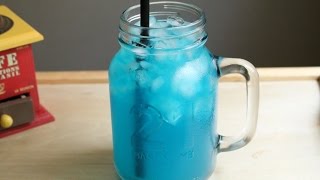 블루레몬에이드 만들기 레모네이드,blue lemonade,レモネード카페음료따라만들기