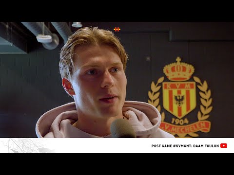 Post game #KVMGNT: Daam Foulon