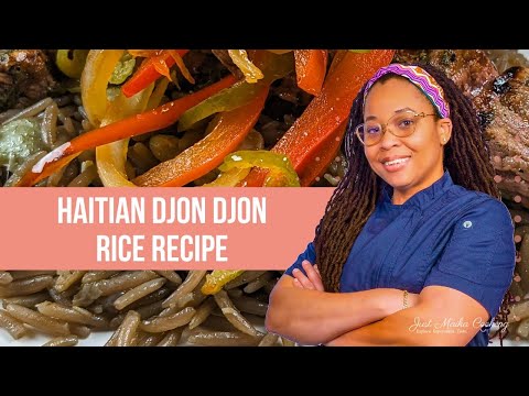 Quick & Easy Diri Djon Djon (Haitian Black Mushroom Rice) | Haitian-Inspired Recipe