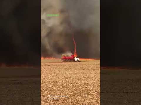 Impresionante 'tornado de fuego' en Sao Paulo 🔥🚒