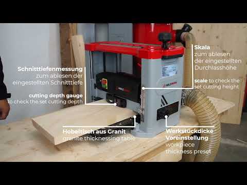 Raboteuse 1500W - DHM330_230V HOLZMANN