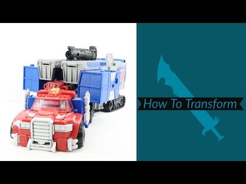 How To Transform/Unboxing: Transformers Legacy Evolution Armada Optimus Prime