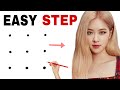 How to draw Blackpink Rose Drawing // Blackpink Rose Drawing