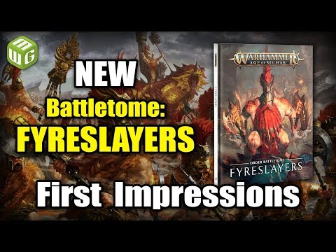 New Fyreslayers Age of Sigmar Battletome First Impressions