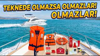 TEKNEDE BULUNDURULMASI GEREKEN ZORUNLU EKİPMANLAR ,  YENİ YÖNETMELİK (3 TEMMUZ 2