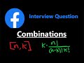 Combinations - Leetcode 77 - Python