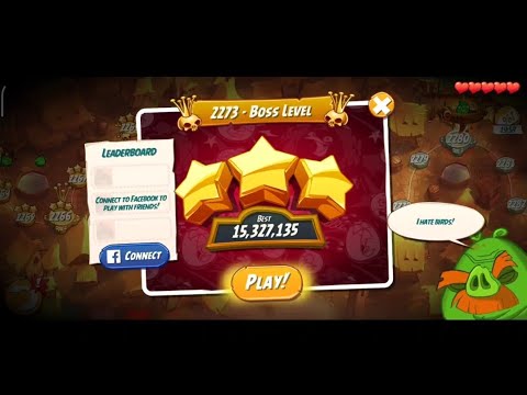 Boss Level - 2273 (Angry Birds 2)🌟🌟🌟