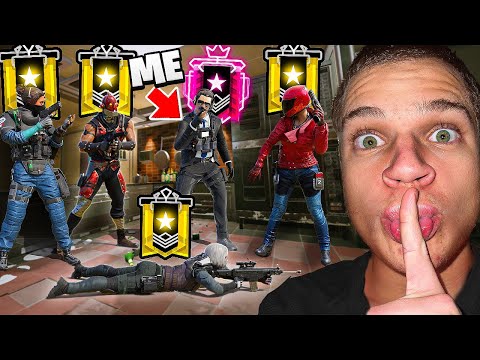 I SECRETLY Joined 4 Golds for Ranked