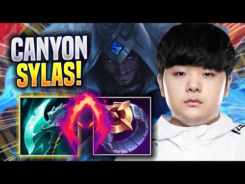 CANYON PERFECT GAME WITH SYLAS! - DK Canyon Plays Sylas JUNGLE vs Graves! | Preseason 2023