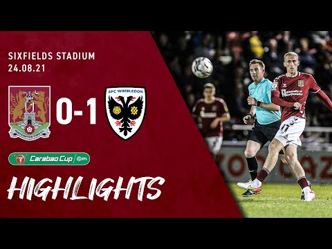 HIGHLIGHTS: Northampton Town 0 AFC Wimbledon 1