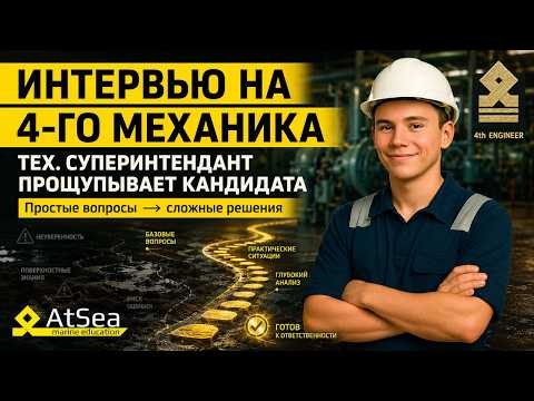 От моториста до вахтенного механика | Проверка знаний и мышления -  Экспресс интервью