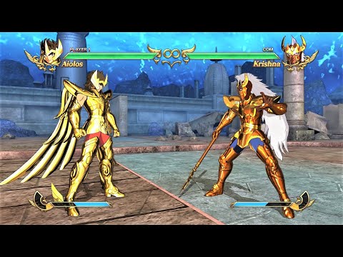 Sagittarius Aiolos vs Chrysaor Krishna (Hardest AI) - Saint Seiya: Soldiers' Soul