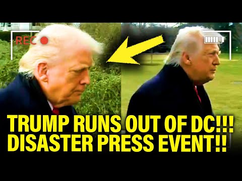 Trump LOSES IT on LIVE TV and RUNS OUT of DC