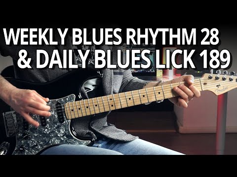 How to play I'm Tore Down by Eric Clapton - Weekly Blues Rhythm 28 & Daily Blues Lick 189