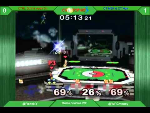 CFST: CrossFire 3: Melee doubles WF: CT Hax & CT EMP M2K (blue/green) vs D1 & DJ Nintendo (red)