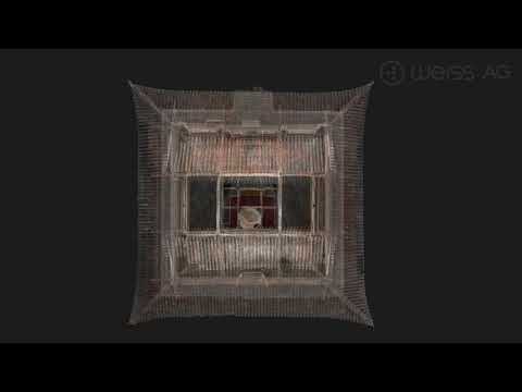 3D photogrammetry point cloud - kaihuatemple- X-ray origin - 3D Scanner Civetta Weiss AG