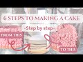 How To Make A Vintage Heart Cake Step By Step