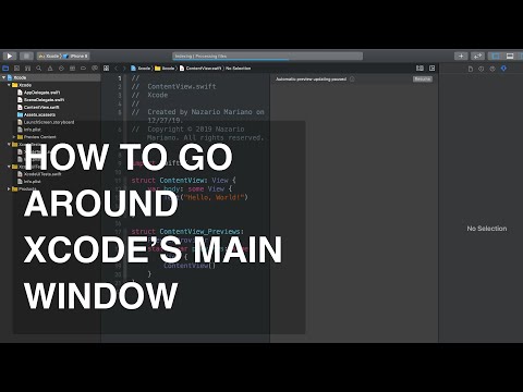 Mastering Xcode Series - Main Window with Xcode Help