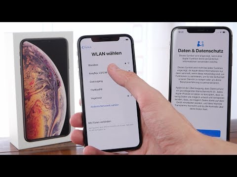 Apple iPhone Xs (Max) einrichten (Normal und Schnellstart)