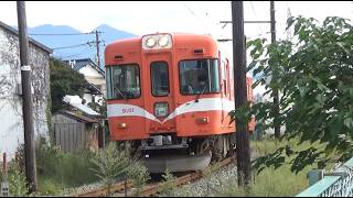 岳南電車　興人南踏切で通過列車を撮影