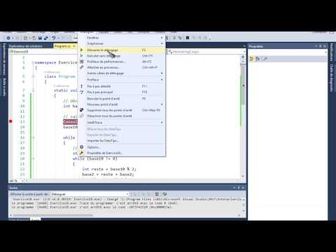 Bases de la programmation n°30 procédural debugage