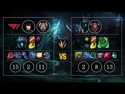 T1 Cuzz Karthus vs Zac Jungle - KR Challenger Patch 10.11