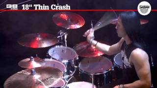 Video thumbnail for 18"  B8 Pro Thin Crash by SABIAN demo video- Featuring Tim Yeung by SABIAN Cymbals