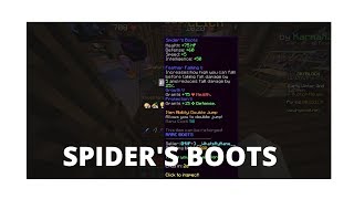 スパイダーブーツを使って飛ぶ　hypixel skyblock part 6