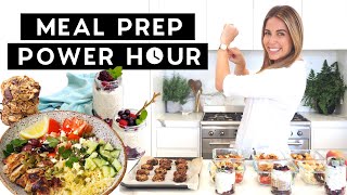 Healthy Meal Prep in 1 hr #WithMe // One Tray Gnocchi, Choc Chip Cookies, Bircher Muesli