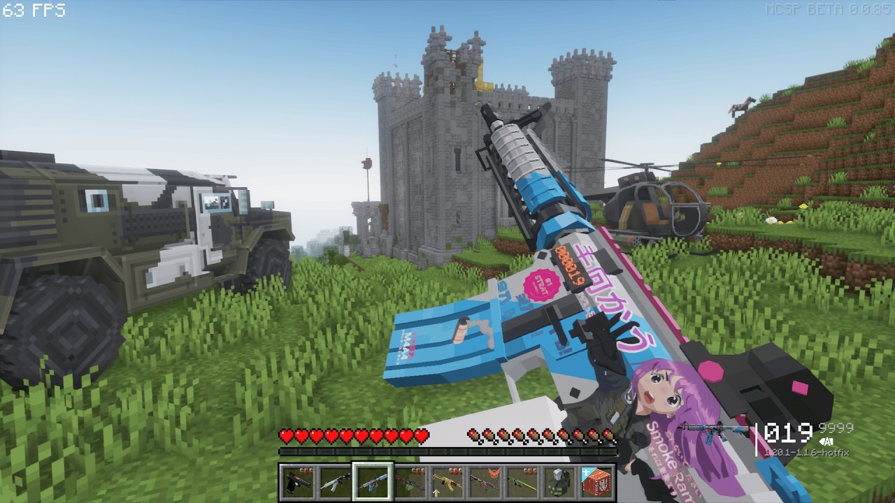 Minecraft: Destroying a Pillager Mansion with Modern Guns – Full Mod List & Download Links