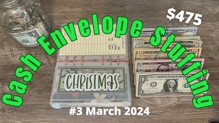 Cash Envelope Stuffing #3 MARCH 2024 // Low Income Weekly Budget