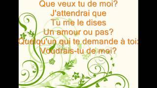 Gregory Lemarchal  - Ecris l&#39;histoire - Paroles