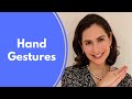 Hand Gestures Improve Your Nonverbal Communication
