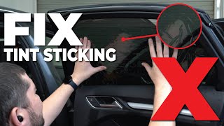 Tint Fixers - ❌FILM IS STICKING - How To Tint Car Side Windows