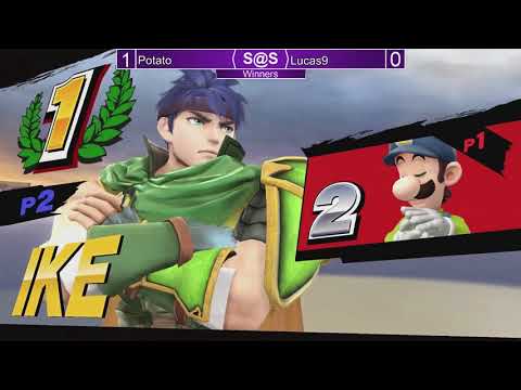 Smash@Sunken 34 Smash4 - Potato (Ike) vs Lucas9 (Luigi, Lucas) - SSB4 Winners