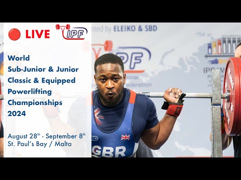 Men Jr, 83 kg classic - World Sub-Junior & Junior Powerlifting Championships 2024