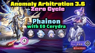 Download lagu Anomaly Arbitration 3.6 Zero Cycle - E0 Cerydra E2S1 Phainon E1 Robin E0S1 Sunday | Honkai Star Rail mp3