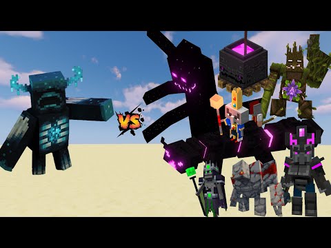 Warden VS Dungeons Bosses in Minecraft