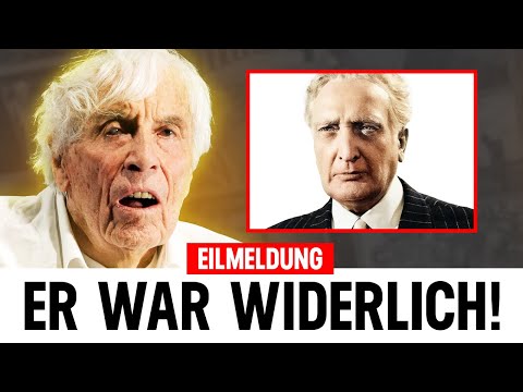 At over 100 years old, Johannes Heesters names five stars who deeply disappointed him.