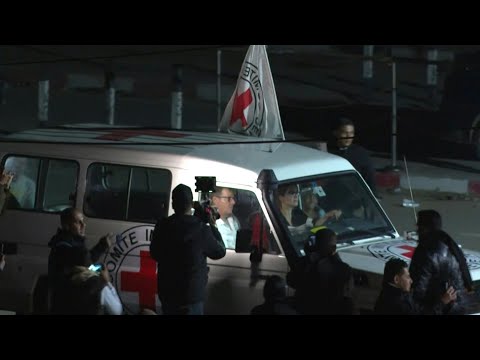 Red Cross convoy carrying released hostages crosses Rafah border to Egypt | AFP