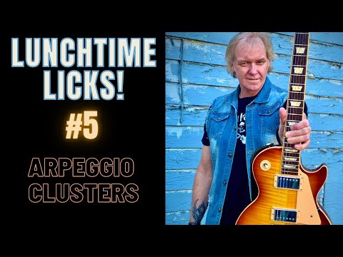 Jeff Marshall's LUNCHTIME LICKS #5 - Arpeggio Clusters - Guitar Lesson
