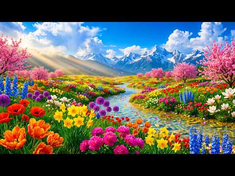 (NO ADS) Spring Bloom 🎹🌿🌸 • Gentle Music Therapy to Relieve Stress & Refresh Spirit
