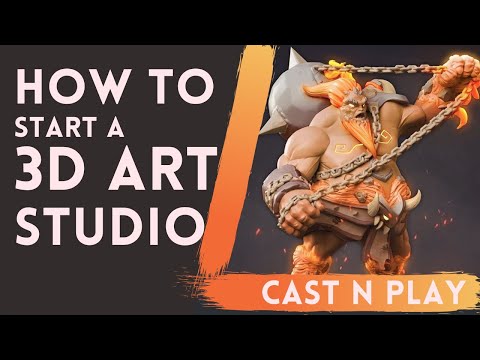 Art Heroes Podcast ep.41 - How to start a 3D art studio with Cast n Play