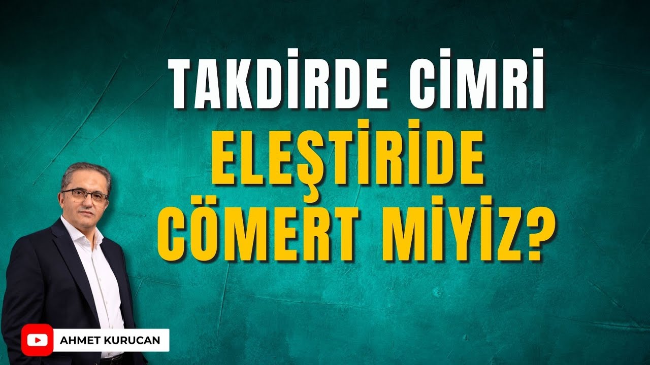 Övmeye Gelince Susuyor, Eleştiriye Gelince Coşuyor Muyuz? | Ahmet Kurucan